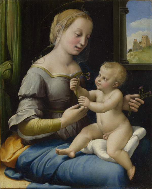 Raphael, The Madonna of the Pinks, about 1506–7
