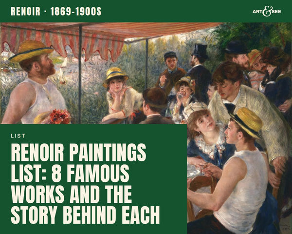 Renoir Paintings List: 8 Famous Works and the Story Behind Each: cover showing Pierre-Auguste Renoir, Luncheon of the Boating Party, 1880–1881
