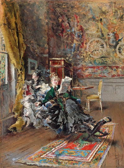 The Parisians in home office