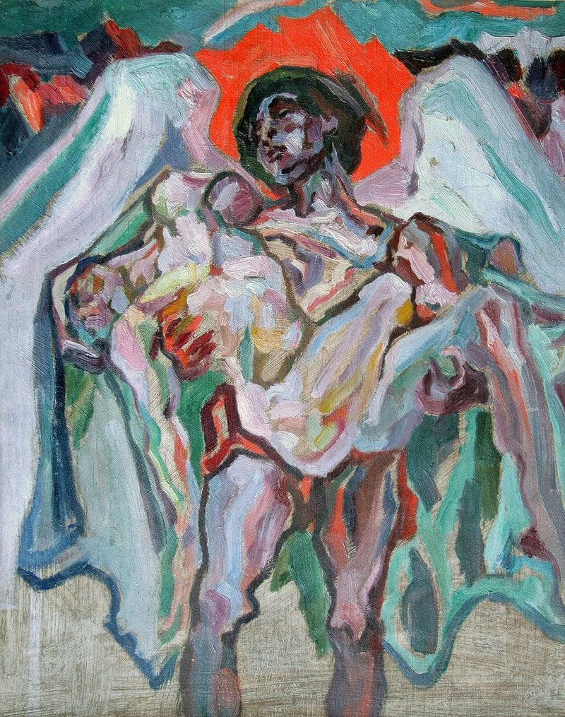 Angel of Death by Oleksa Novakivskyi — Oil Painting Reproduction