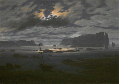 The North Sea in the Moonlight in dining room