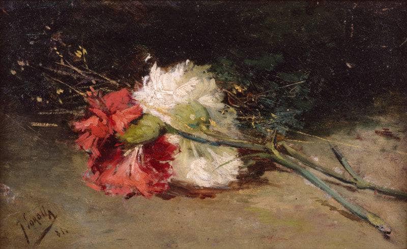 Carnations by Joaquín Sorolla — Oil Painting Reproduction