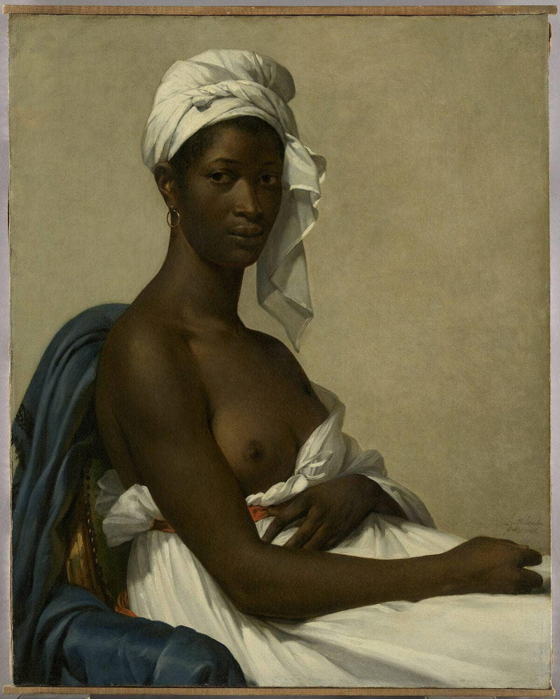 Portrait d'une femme noire by Marie-Guillemine Benoist — Oil Painting Reproduction