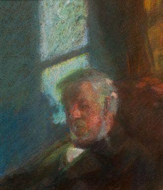 Portrait of the Artistâs Father, the Innkeeper Erik Brøndum by Anna Ancher — Oil Painting Reproduction