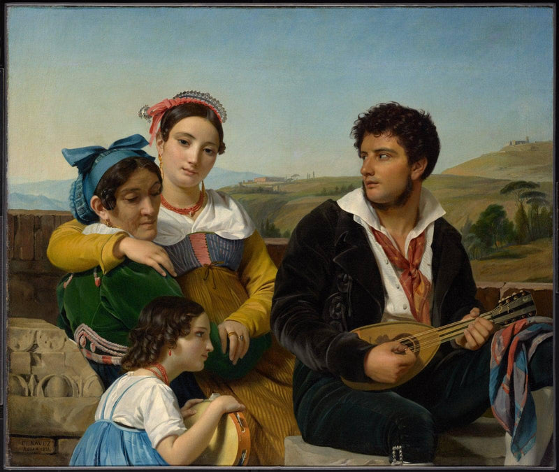 Musical Group by François-Joseph Navez — Oil Painting Reproduction