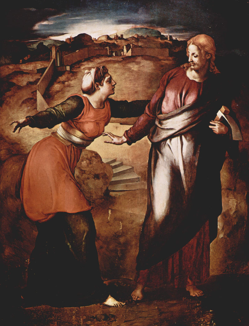 Noli me tangere by Jacopo Pontormo — Oil Painting Reproduction