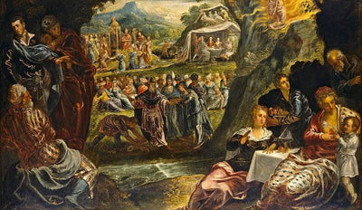 The Worship of the Golden Calf in dining room