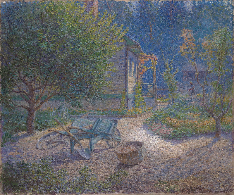 My Garden Utensils or "My Yard in Utah" by James Taylor Harwood — Oil Painting Reproduction