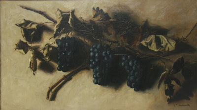 Bunches of Grapes in entryway