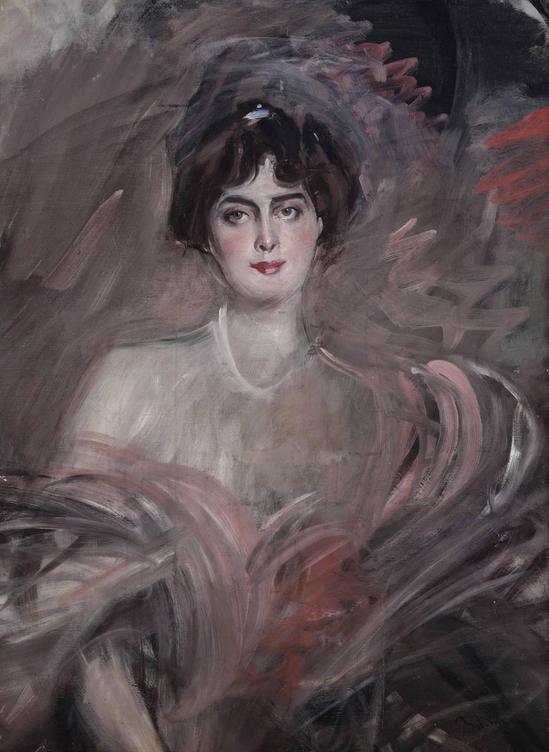 Portrait of Mademoiselle Emilienne Le Roy by Giovanni Boldini — Oil Painting Reproduction