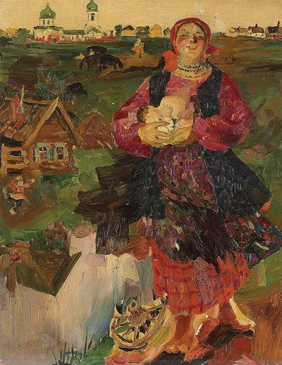 Mother Russia in bedroom