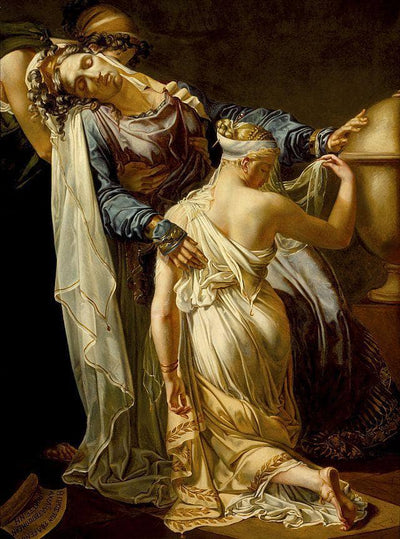 Hecuba and Polyxena in living room