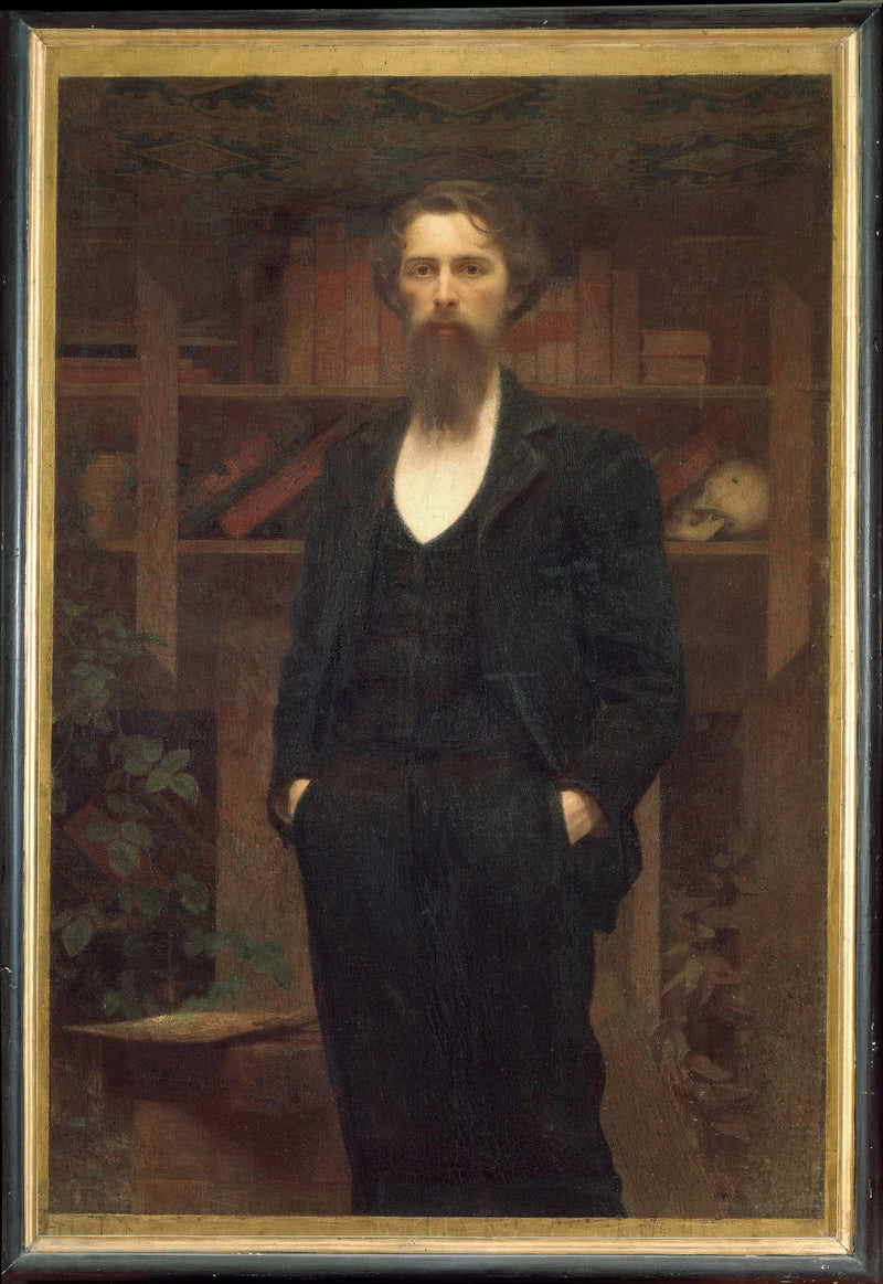 Self-portrait by Pellizza da Volpedo — Oil Painting Reproduction