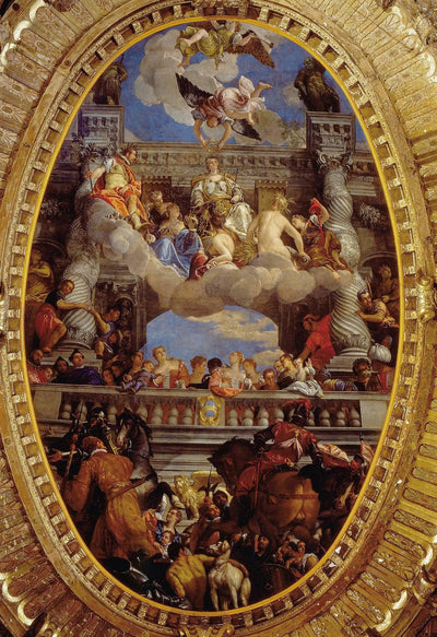 Apotheosis of Venice in entryway