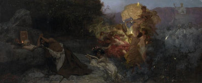 The Temptation of St. Jerome in dining room