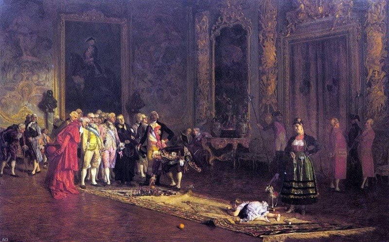 The education of a prince by Eduardo Zamacois — Oil Painting Reproduction