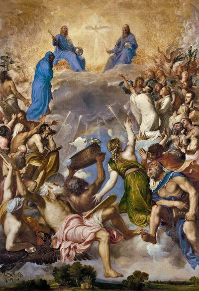 The Trinity in Glory in apartment