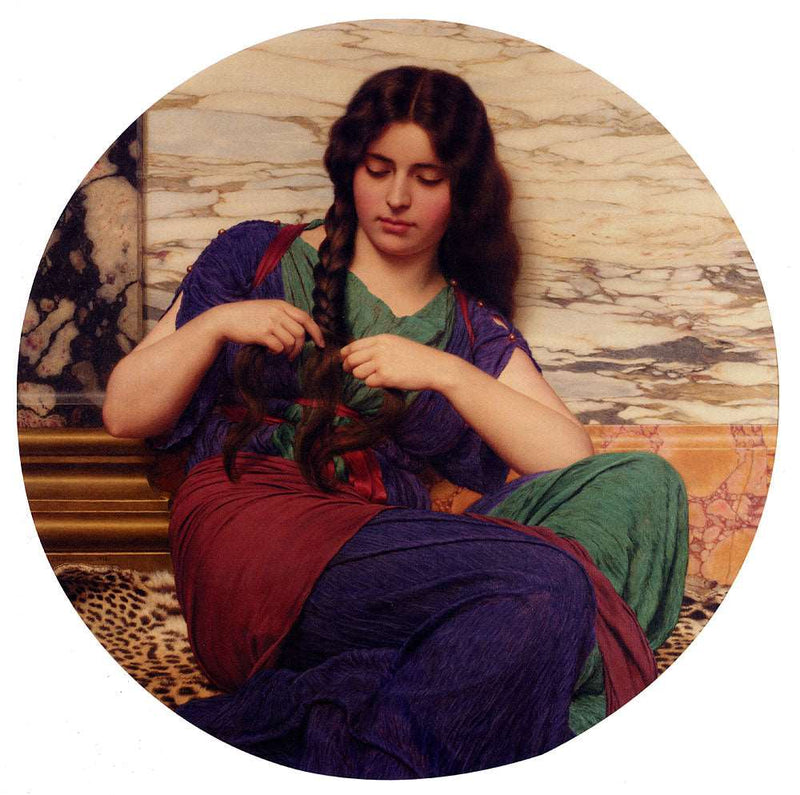 A Congenial Task by John William Godward — Oil Painting Reproduction