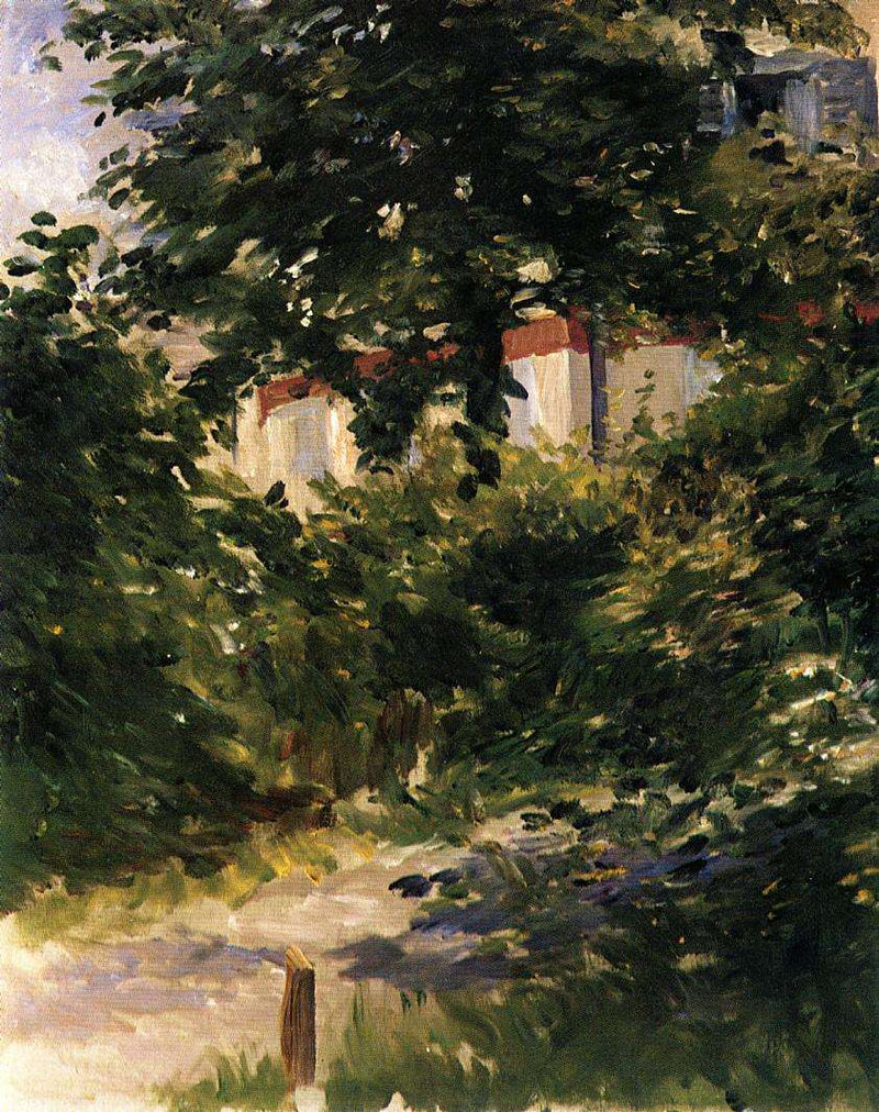 A Corner of the Garden in Rueil by Edouard Manet — Oil Painting Reproduction