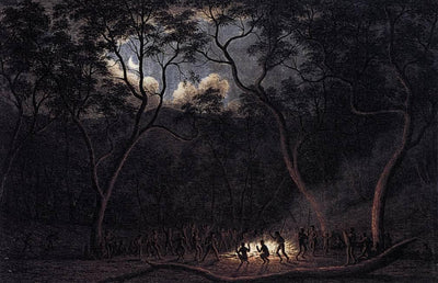 A Corroboree in Van Diemen's Land in bedroom