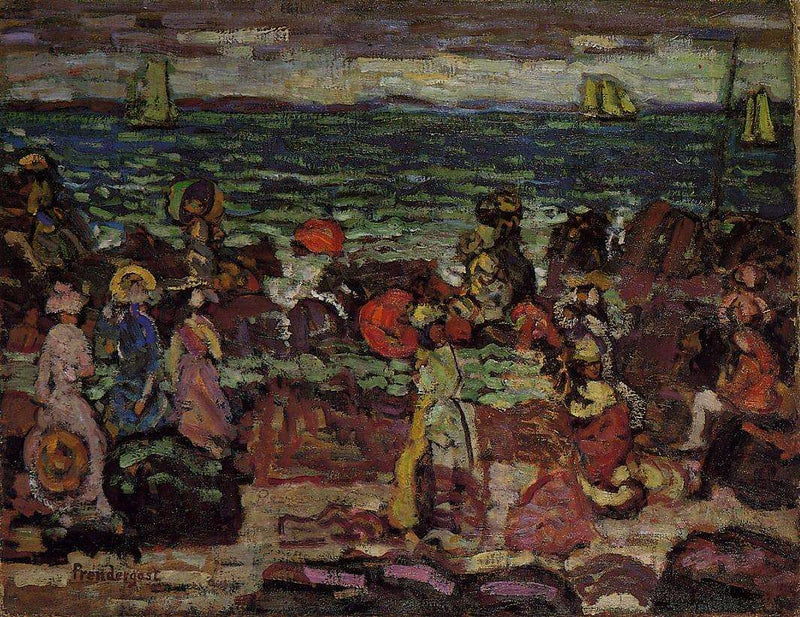 A Dark Day by Maurice Prendergast — Oil Painting Reproduction