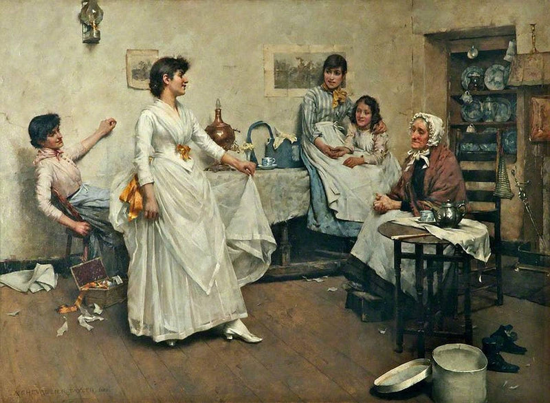 A dress rehearsal by Albert Chevallier Tayler — Oil Painting Reproduction