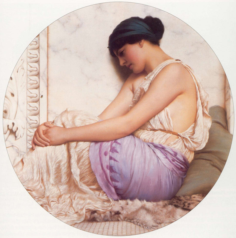 A Grecian Girl by John William Godward — Oil Painting Reproduction