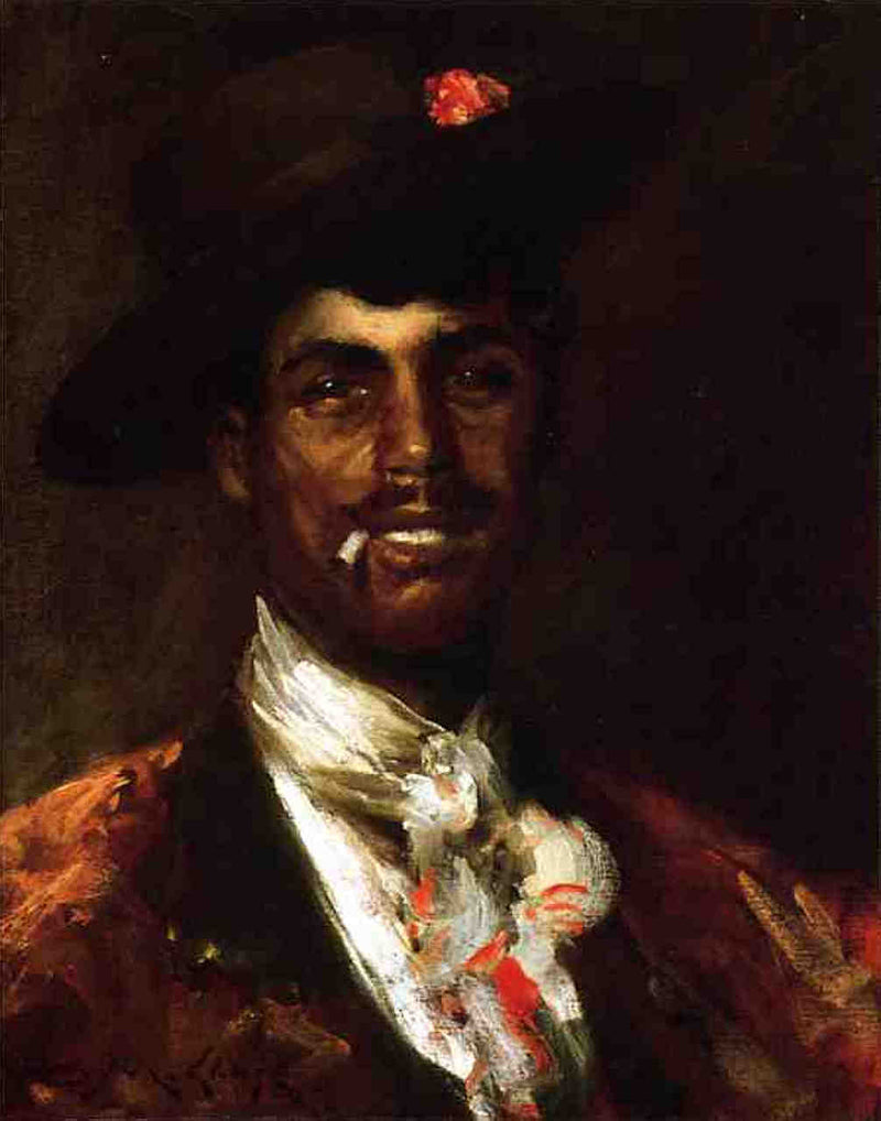 A Gypsy Swell (aka A Spanish Gypsy) by William Merritt Chase — Oil Painting Reproduction