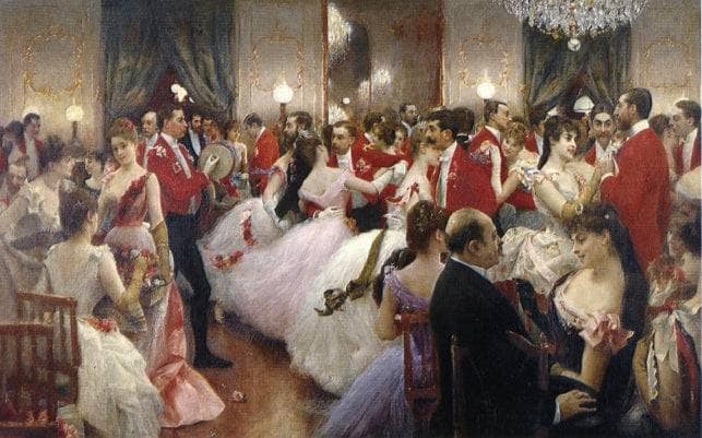 A Hunt Ball by Julius LeBlanc Stewart — Oil Painting Reproduction