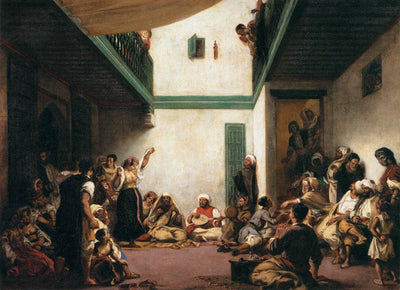 A Jewish wedding in Morocco in study