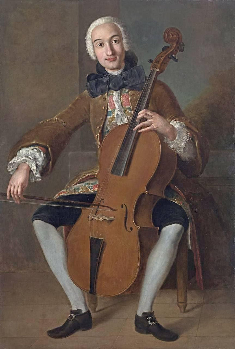 A Képen Luigi Boccherini Csellózik. A SzerzÅ Ismeretlen by Pompeo Batoni — Oil Painting Reproduction