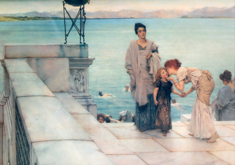 A Kiss by Sir Lawrence Alma-Tadema — Oil Painting Reproduction
