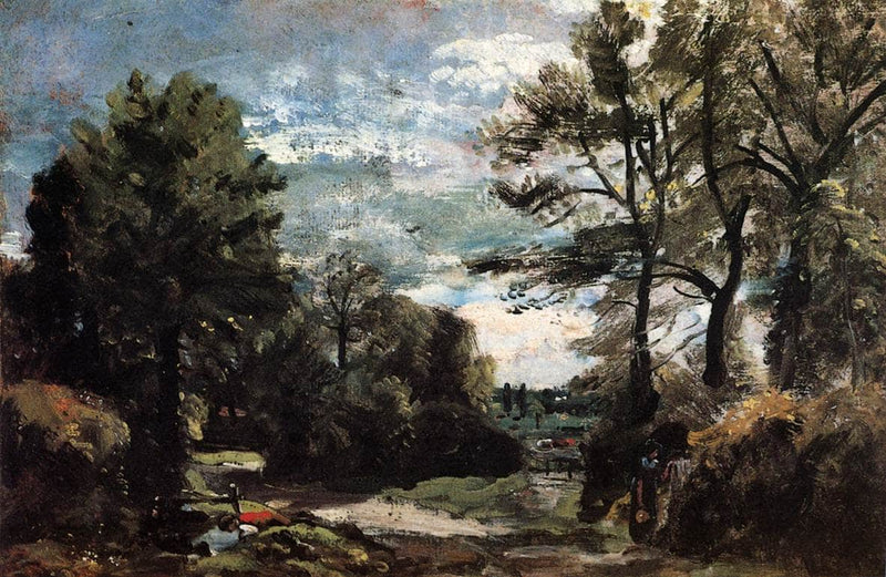 A Lane near Flatford by John Constable — Oil Painting Reproduction