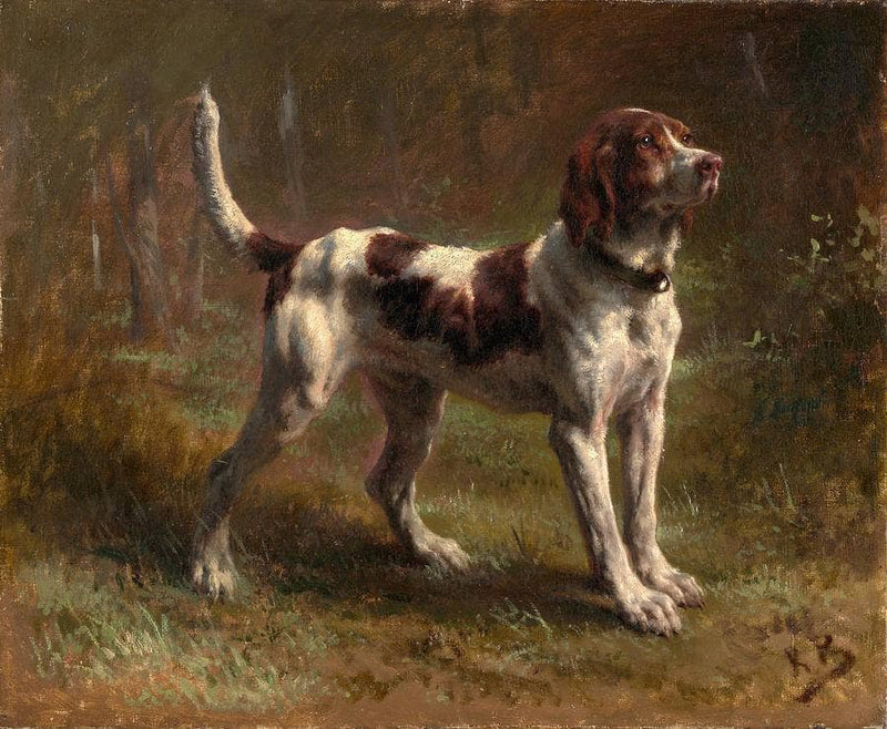 A Limier Briquet Hound by Rosa Bonheur — Oil Painting Reproduction