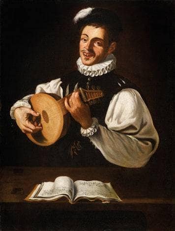A lute player by Caravaggio — Oil Painting Reproduction