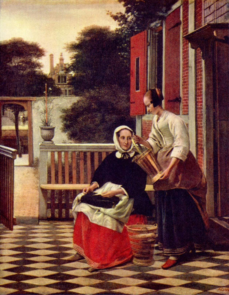 A Mistress and her Maid by Pieter de Hooch — Oil Painting Reproduction