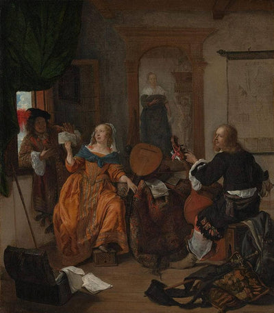 A Musical Party in hallway