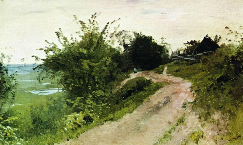 A path by Isaac Levitan — Oil Painting Reproduction