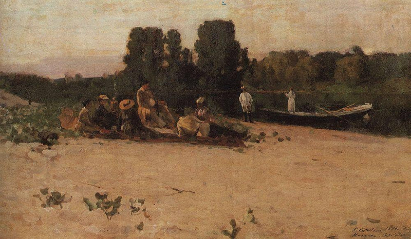 A Picnic by Konstantin Korovin — Oil Painting Reproduction