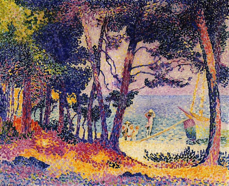 A Pine Wood, Provence by Henri-Edmond Cross — Oil Painting Reproduction