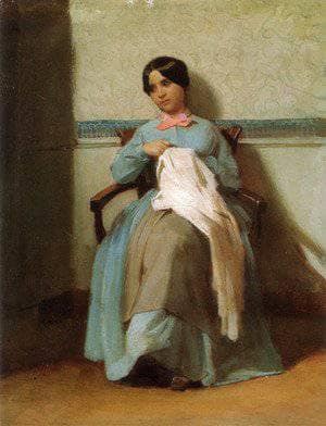 A Portrait Of Lonie Bouguereau by William-Adolphe Bouguereau — Oil Painting Reproduction