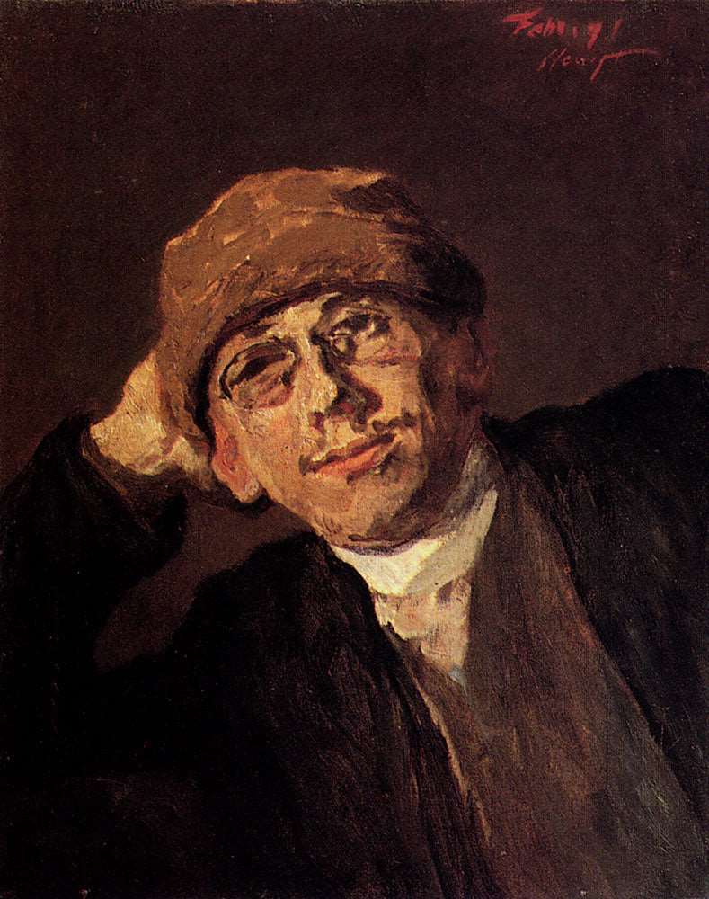 A Portrait of the Artist by Max Slevogt — Oil Painting Reproduction