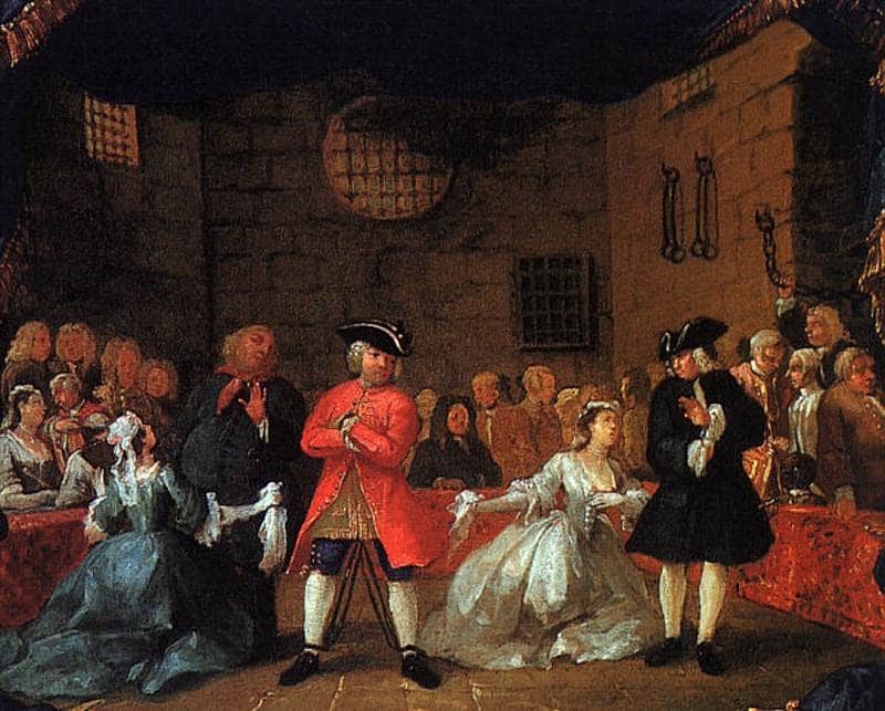 A Scene from the Beggar's Opera by William Hogarth — Oil Painting Reproduction
