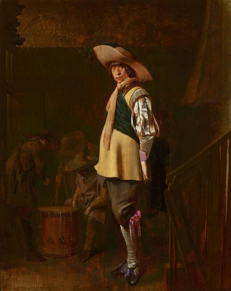 A Standing Officer by Willem Cornelisz Duyster — Oil Painting Reproduction