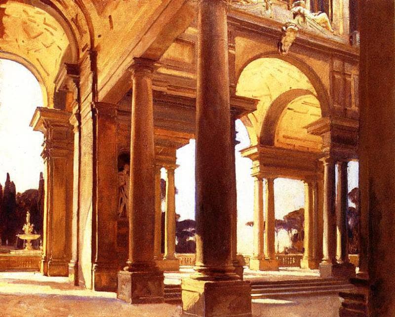 A Study of Architecture, Florence by John Singer Sargent — Oil Painting Reproduction