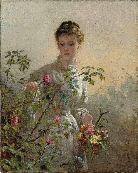 A summer bouquet by George Elgar Hicks — Oil Painting Reproduction