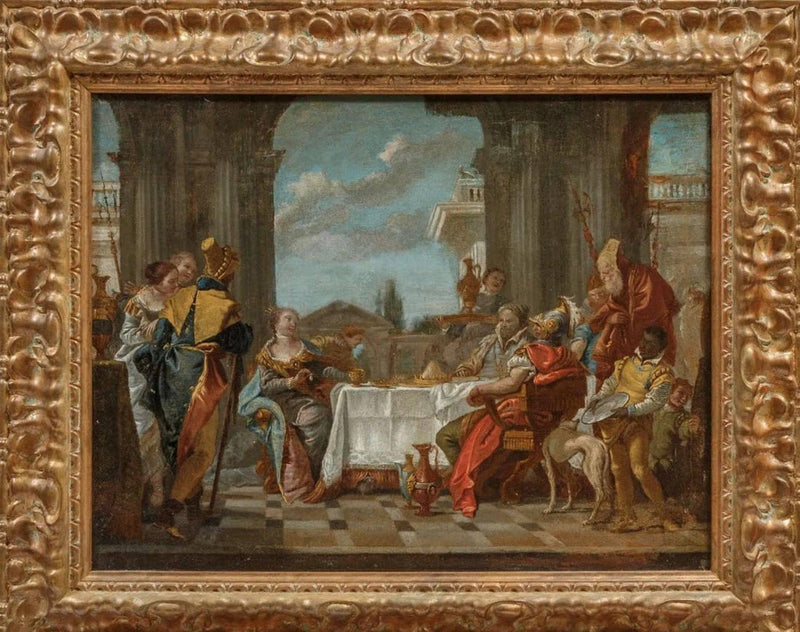 âThe Banquet of Cleopatraâ by Giovanni Battista Tiepolo — Oil Painting Reproduction