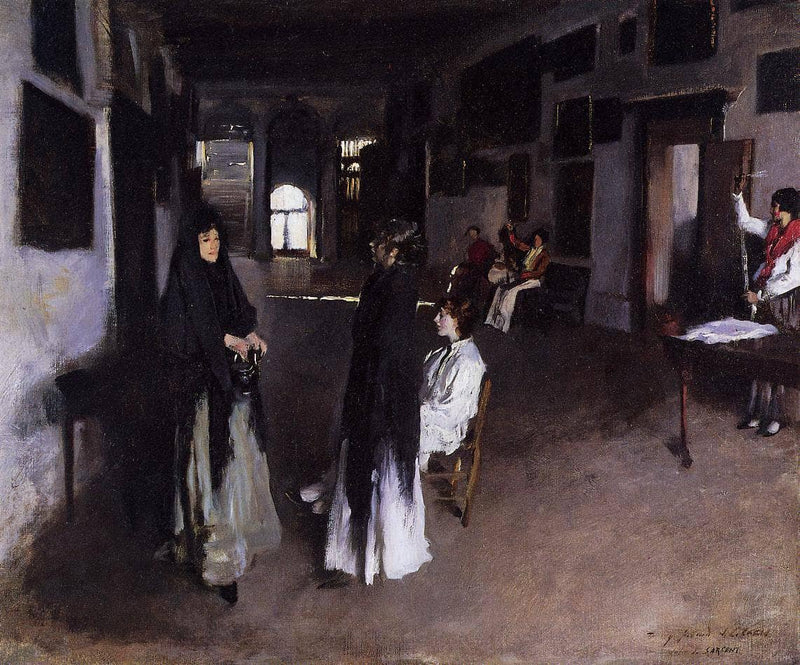 A Venetian Interior by John Singer Sargent — Oil Painting Reproduction