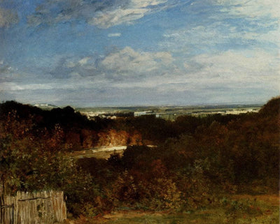 A View Towards The Seine From Suresnes in dining room