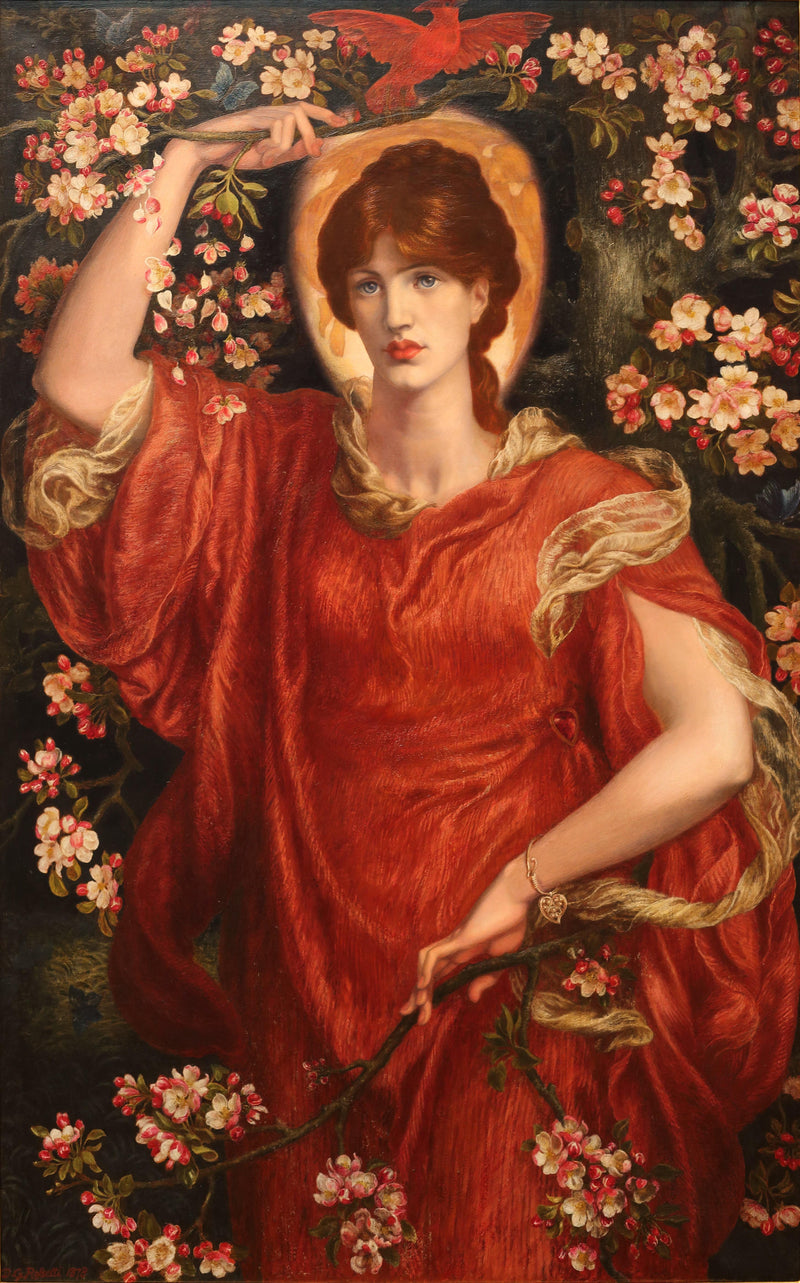 A Vision of Fiammetta by Dante Gabriel Rossetti — Oil Painting Reproduction